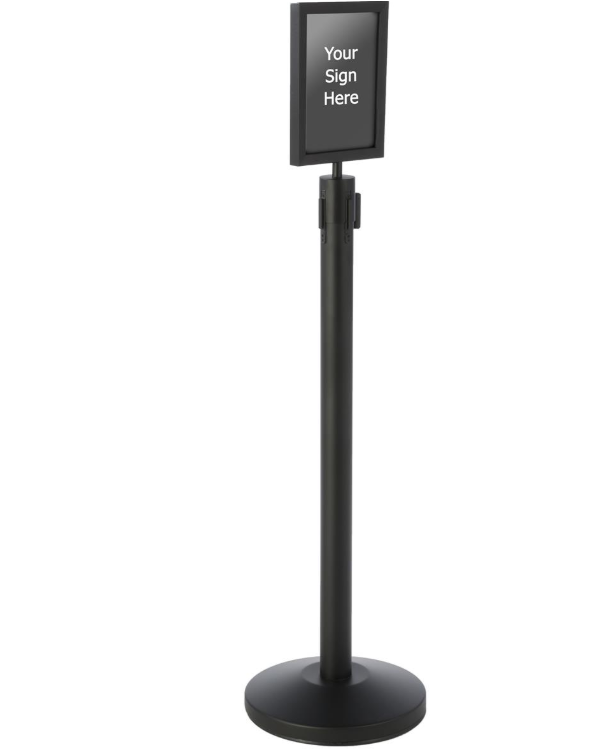 Stanchion Sign Topper Greenroom Prop & Event Furniture Rental