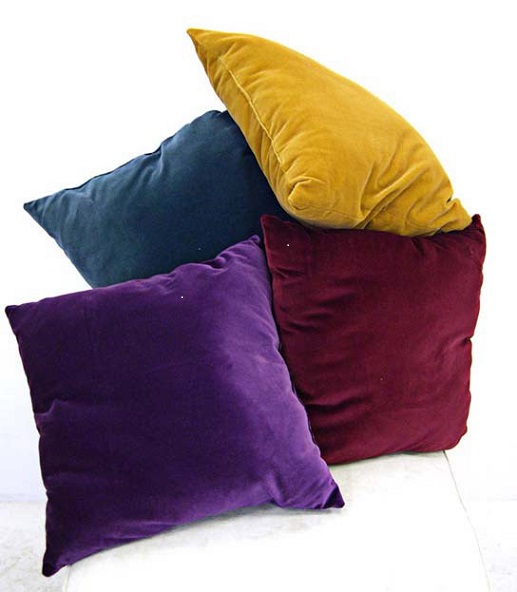 velvet pillows